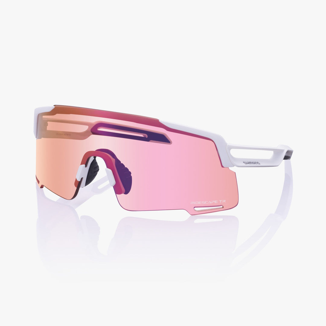 Equinox CE-EQNX5 - Matte White with RIDESCAPE TR (Trail) Lens