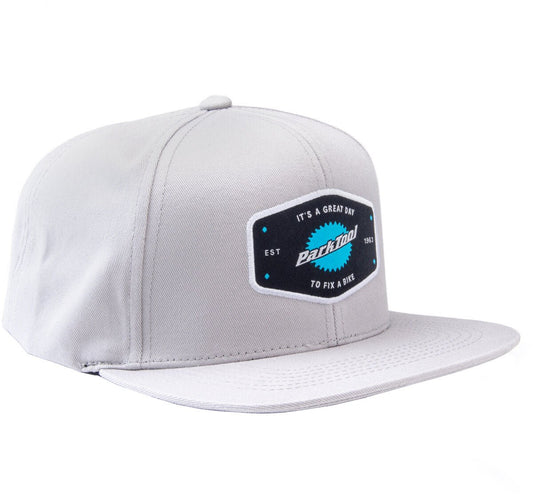 Hats and Caps Park Tool Park Tool HAT-10L Snapback Hat - Light Gray Standard Light Gray