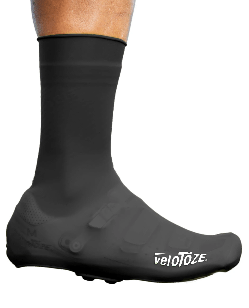 Cold Weather Gear VeloToze VeloToze Shoe Covers Silicone Black L (43-46) Dark Slate Gray
