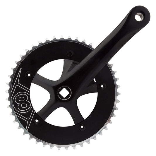 Origin8 Single Speed 170x46 103mm JIS Square Taper crankset black/black