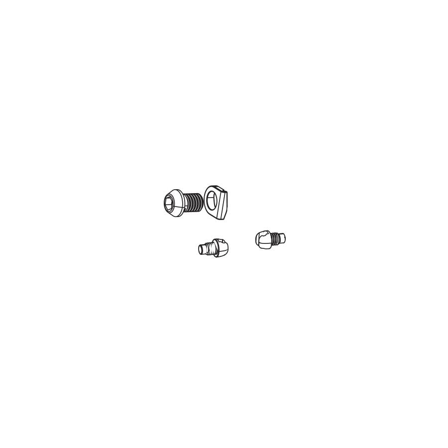 Caliper Brake Part SRAM SRAM Red Aero Link Brake Cable Anchor Bolt & Spring Adjust Screws Lavender