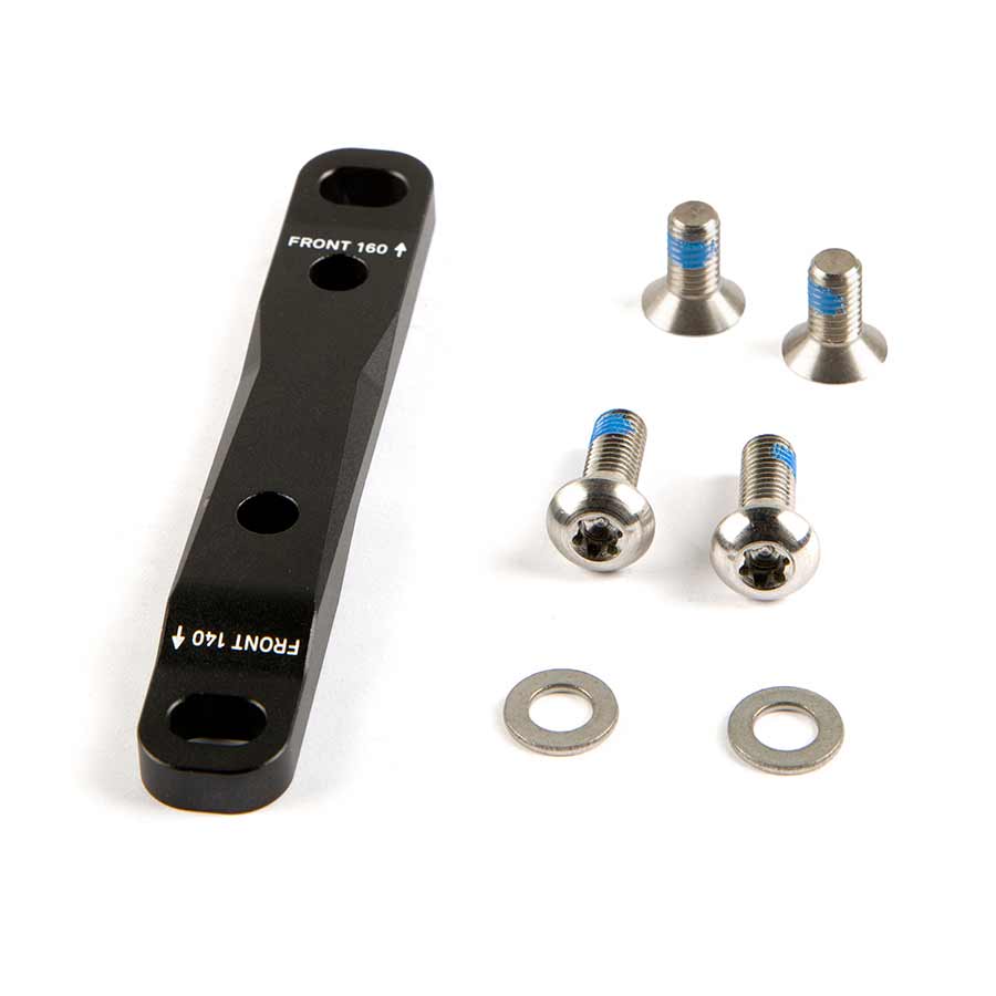 Disc Brake Adapters & Bolts SRAM SRAM 0/20mm Flat Mount Disc Brake Adaptor Fits 140 and 160mm Front Rotors Dark Slate Gray