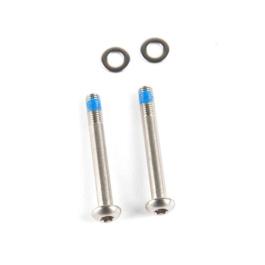 Disc Brake Parts SRAM SRAM Flat Mount Disc Caliper Bracket Bolts 42mm Stainless Steel Antique White