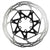 Disc Rotor SRAM SRAM Centerline X Disc Brake Rotor - 180mm 6-Bolt Ti Bolts Silver/Black Light Gray