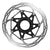 Disc Rotor SRAM SRAM CenterLine X Disc Brake Rotor - 180mm Center Lock Silver/Black Dark Slate Gray