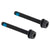 Disc Brake Parts Campagnolo Campagnolo H11 Disc Caliper Mounting Screws 2x34mm 25-29mm Rear Mount Thickness Dark Slate Gray