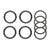 Disc Rotor Campagnolo Campagnolo Disc lockring Center Lock 4pcs Dark Slate Gray