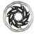 Disc Rotor SRAM SRAM CenterLine XR Disc Brake Rotor - 140mm 6-Bolt Silver/Black Light Gray