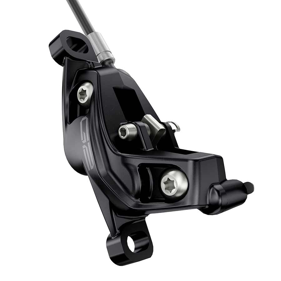 Disc Brake Calipers SRAM SRAM G2 RSC Disc Brake Caliper Assembly - Post Mount Diffusion BLK Anodized A2 Dark Slate Gray