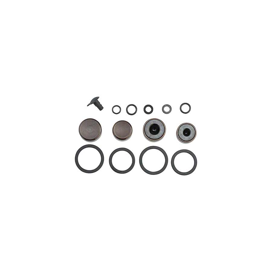 Disc Brake Parts SRAM SRAM Guide Ultimate Caliper Piston Kit: Two Each 16mm and 14mm Dark Slate Gray