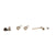 Disc Brake Parts SRAM SRAM G2 R/RS Caliper Hardware Kit 11.5018.057.003 Light Gray