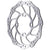 Disc Rotor Magura Magura Storm Rohloff Disc Brake Rotor - 180mm 4-Bolt Silver Gray