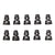 Disc Hose and Parts Magura Magura Hose Cover for MT Brakes (Sleeve Nut)Bag/10 Dark Slate Gray