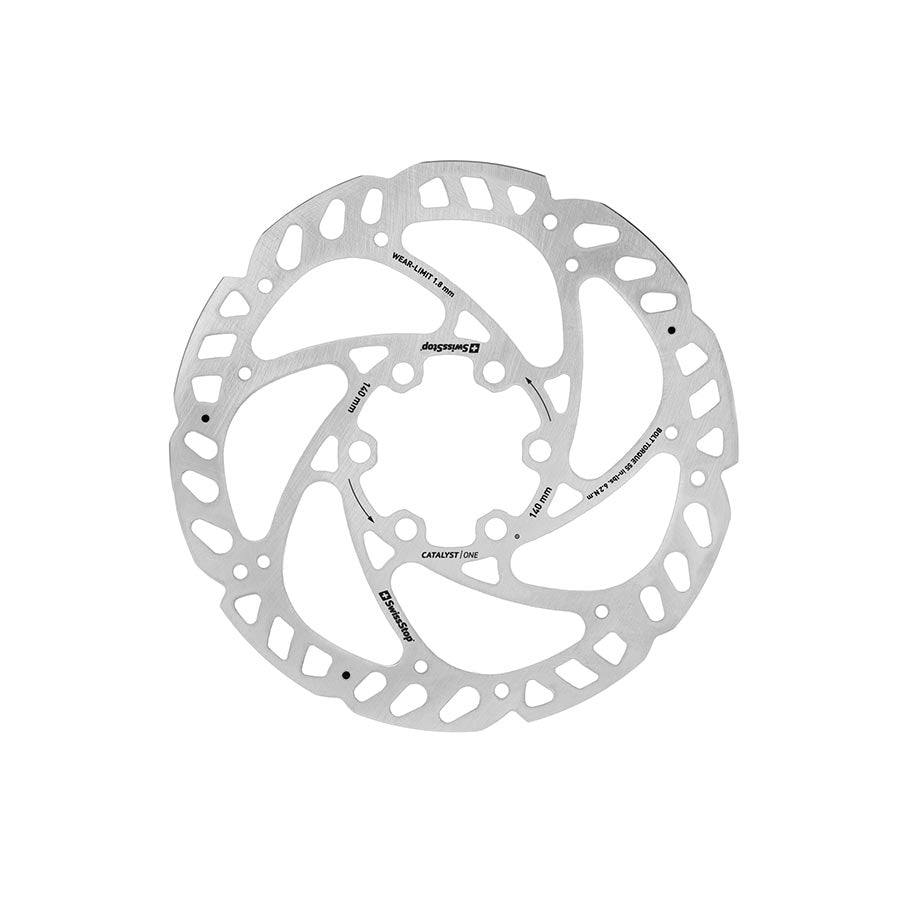 SwissStop Catalyst One 6 Bolt Rotor 140mm ISO 6B