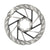 Disc Rotor SRAM SRAM HS2 Disc Brake Rotor - 160mm 6-Bolt Rounded Silver/Black Dark Gray