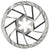 Disc Rotor SRAM SRAM HS2 Disc Brake Rotor - 220mm 6-Bolt Rounded Silver/Black Dark Gray