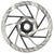Disc Rotor SRAM SRAM HS2 Disc Brake Rotor - 220mm Center Lock Rounded Silver/Black Dark Gray