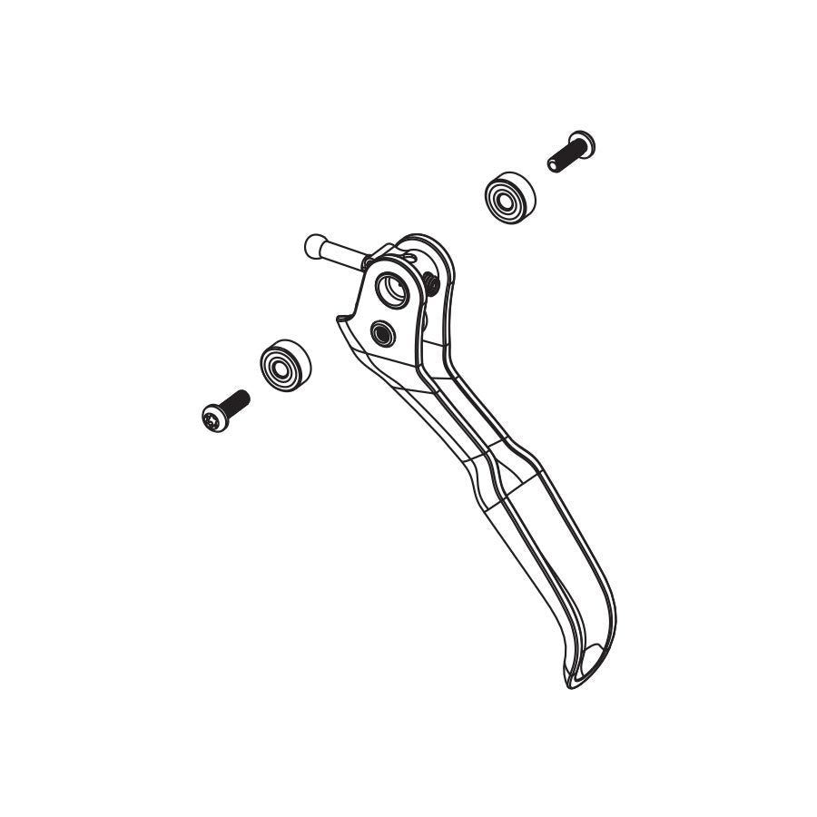 Brake Lever Parts and Accessories SRAM SRAM Level Ultimate Carbon Lever Blade Assembly Includes Pivot Pin Pivot Bushings Lavender