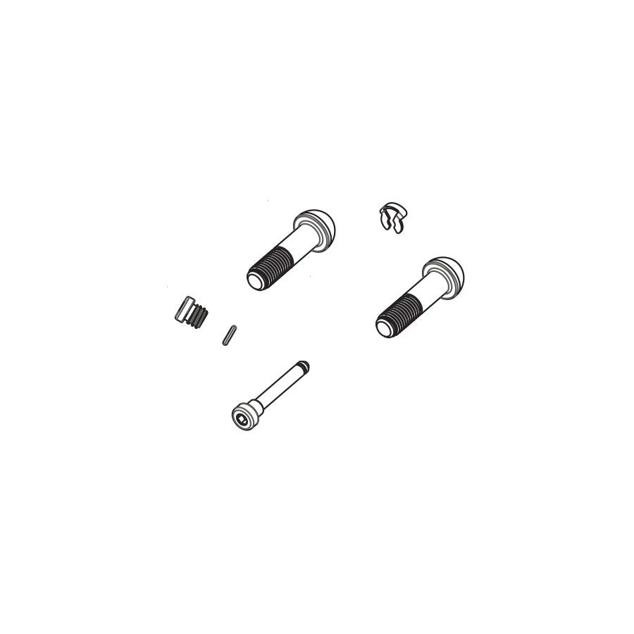 Disc Brake Parts SRAM SRAM Level T Caliper Hardware Kit with Body Bolts Bleed Screw and Pad pin Lavender