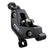 Disc Brake Calipers SRAM SRAM DB8 Disc Brake Caliper - Mineral Oil Caliper Post Mount 4-Piston Diffusion BLK Dark Slate Gray