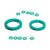 Brake Tools SRAM SRAM O-Ring Kit - for DB8 Pro Bleed Kit Light Sea Green