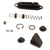 Brake Lever Parts and Accessories SRAM SRAM Level Ultimate/Silver Stealth Brake Lever Internals Service Kit - C1 Dark Slate Gray