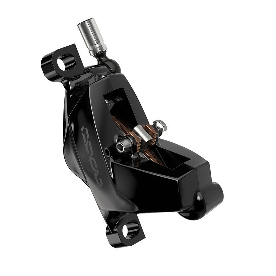 Disc Brake Calipers SRAM SRAM Code Silver Stealth Disc Brake Caliper Assembly - Front/Rear Post Mount 4-Piston BLK C1 Dark Slate Gray