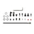 Disc Hose and Parts SRAM SRAM Disc Brake Hose Kit - Flat Mount Beveled Banjo 2000mm Dark Slate Gray