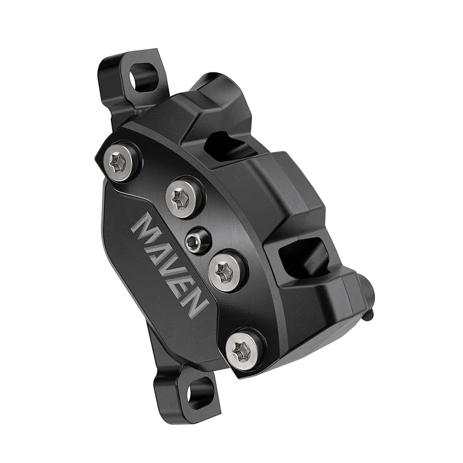 Disc Brake Calipers SRAM SRAM Maven Silver Disc Brake Caliper Assembly - Front/Rear Post Mount 4-Piston BLK A1 Dark Slate Gray
