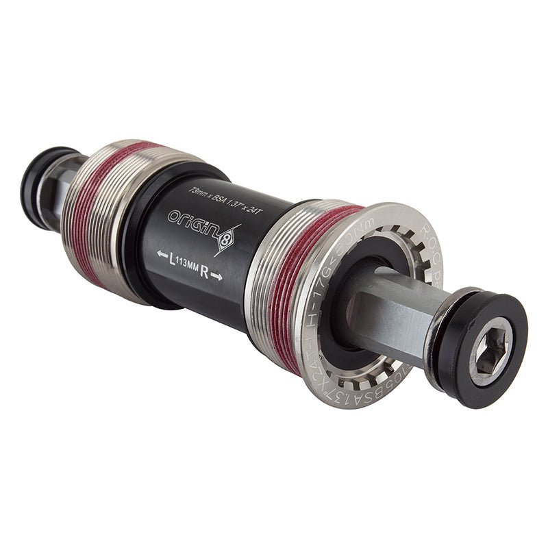 Bottom Brackets Origin8 Origin8 TorqLite Square Taper ENG Bottom Bracket 73mm SQR JIS Dark Slate Gray