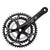 Cranksets and Arms Origin8 Origin8 Trekking 175x48/38/28 113 SQR JIS crankset black Dark Slate Gray