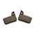 Disc Brake Pads SRAM SRAM Disc Brake Pads - Organic Compound Steel Backed Quiet Monoblock SRAM Hydraulic Road Level A1 2017-2019 Bulk Box 20 sets Dark Olive Green