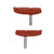 Kool Stop Eagle 2 Cantilever Brake Pads Non-threaded posts Salmon Red Pair