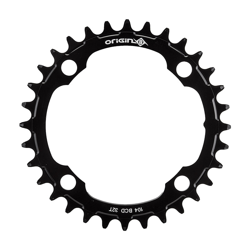 Chainrings Origin8 Origin8 Holdfast 1x Chainring 104mm BCD 32T Black