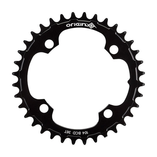Chainrings Origin8 Origin8 Holdfast 1x Chainring 104mm BCD 36T Black