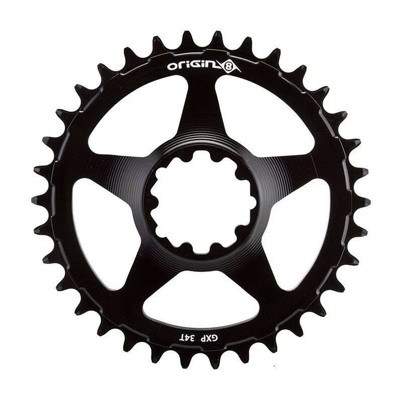 Chainrings Origin8 Origin8 Holdfast Direct 1x Chainring GXP 34T Black