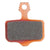 Disc Brake Pads SRAM SRAM Disc Brake Pads - Sintered Compound Steel Backed Powerful For Level Elixir 2-Piece Road Dim Gray
