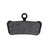 Disc Brake Pads SRAM SRAM Disc Brake Pads - Organic Compound Steel Backed Quiet For Trail Guide G2 Dark Slate Gray