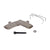 Disc Brake Pads SRAM SRAM Disc Brake Pads - Organic Compound Steel Backed Powerful For Trail Guide G2 Light Slate Gray