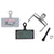 Disc Brake Pads SwissStop SwissStop E Compound Brake Pad Set Disc 28: for Shimano "J" shape Gray