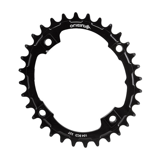 Chainrings Origin8 Origin8 Holdfast Oval 1x Chainring 104mm BCD 32T Black