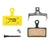 Disc Brake Pads SwissStop SwissStop Disc 28 RS Disc brake pads BR-M9000 XTR XT SLX Pair Dark Slate Gray