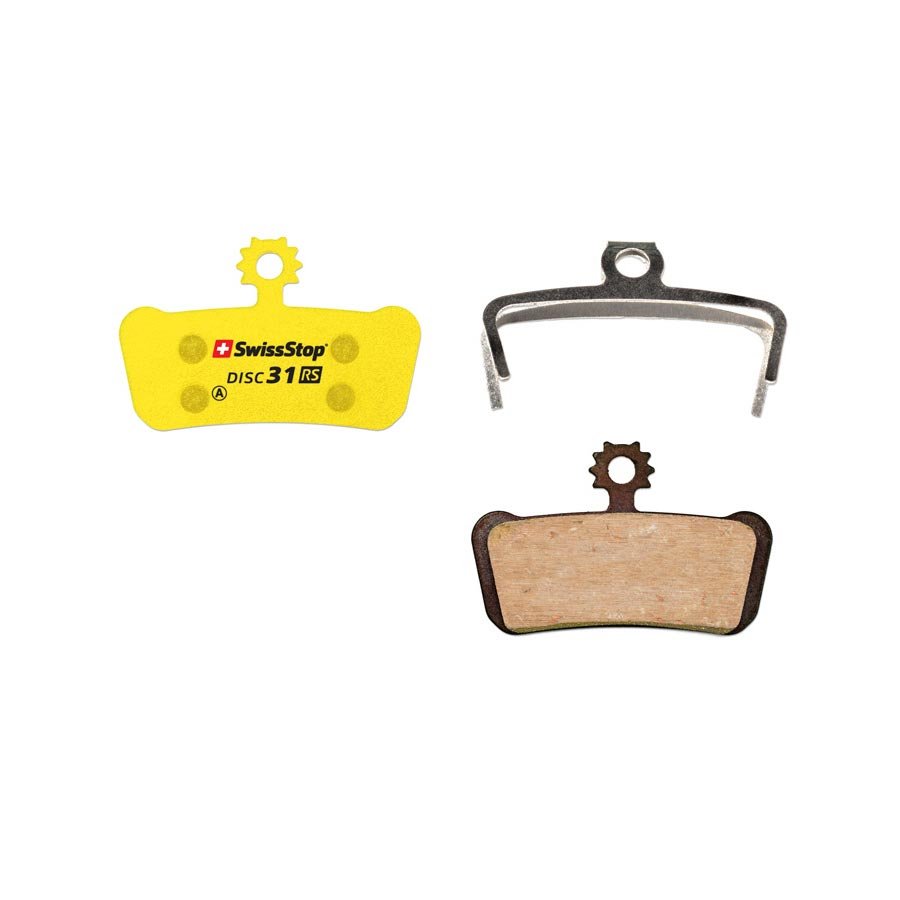 Disc Brake Pads SwissStop SwissStop Disc 31 RS Disc Brake Pads Shape: SRAM Guide/G2 Organic Pair Tan