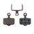 Disc Brake Pads Kool Stop Kool Stop Electric Bike Compound Disc Brake Pads Shape: SRAM Level/2 Piece Road Organic Pair Dark Slate Gray