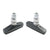 Linear Pull Brake Parts Kool Stop Kool Stop City Threaded Black Linear Pull Pads Threaded posts Pair Dark Slate Gray