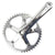 Cranksets and Arms Origin8 Origin8 Track/SS 175x46 103mm JIS Square Taper crankset silver/silver Gray