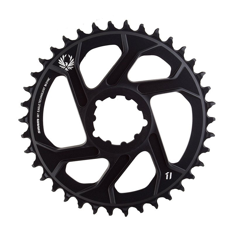 Chainrings SRAM SRAM X-Sync 2 Eagle Direct Mount Chainring 38T 6mm Offset Black