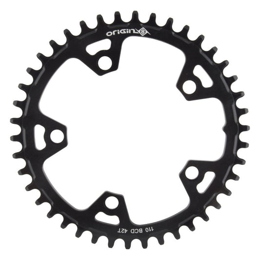 Chainrings Origin8 Origin8 Holdfast 1x Chainring 110mm BCD 42T Dark Slate Gray