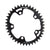 Chainrings Origin8 Origin8 Holdfast Oval 1x Chainring 110mm BCD 40T Dark Slate Gray