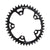 Chainrings Origin8 Origin8 Holdfast Oval 1x Chainring 110mm BCD 42T Dark Slate Gray